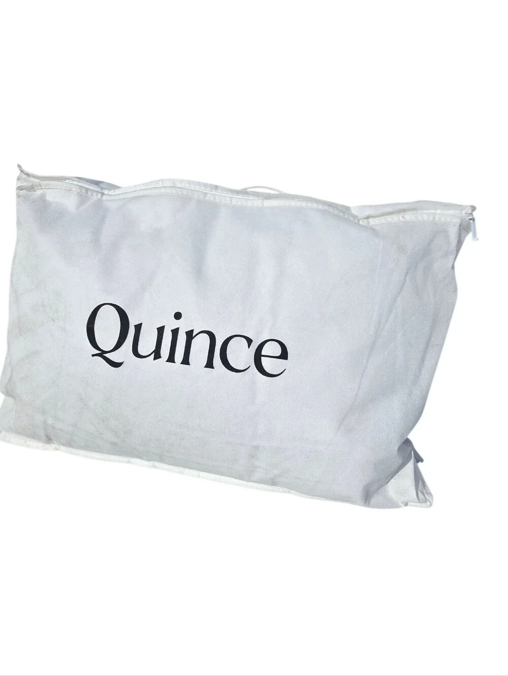 NWT Quince White Duck Down Premium Pillow Standard Medium
